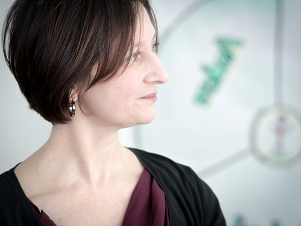 Ihre Trainerin Alexandra Daskalakis